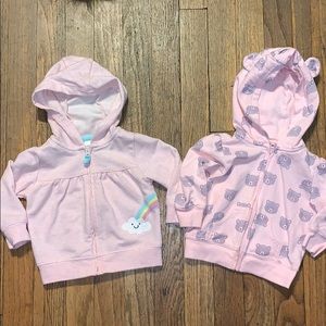 Zip up light weight hoodie